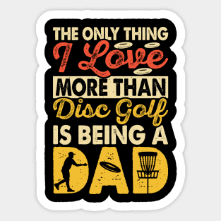 Disc Golf T-Shirt Sticker